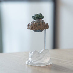Das Schloss im Himmel Statue Magnet Flying Castle 13 cm - Smalltinytoystore