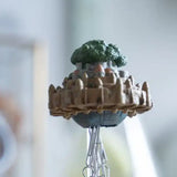 Das Schloss im Himmel Statue Magnet Flying Castle 13 cm - Smalltinytoystore