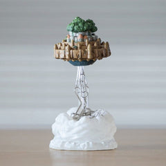 Das Schloss im Himmel Statue Magnet Flying Castle 13 cm - Smalltinytoystore