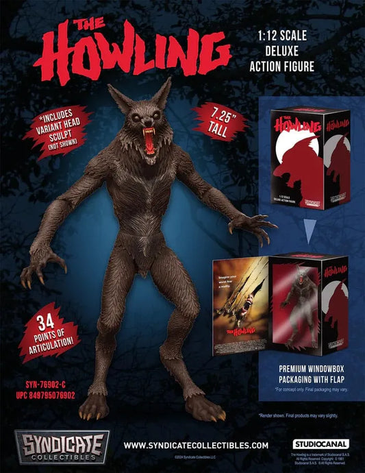Das Tier Deluxe Actionfigur 1/12 Werewolf 19 cm - Smalltinytoystore