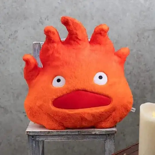 Das wandelnde Schloss Plüschfigur Calcifer 31 cm - Smalltinytoystore