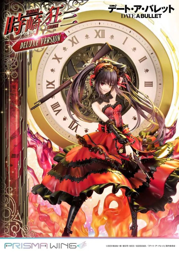 Date A Live Fragment: Date A Bullet Prisma Wing PVC Statue 1/7 Kurumi Tokisaki Deluxe Version 37 cm - Smalltinytoystore