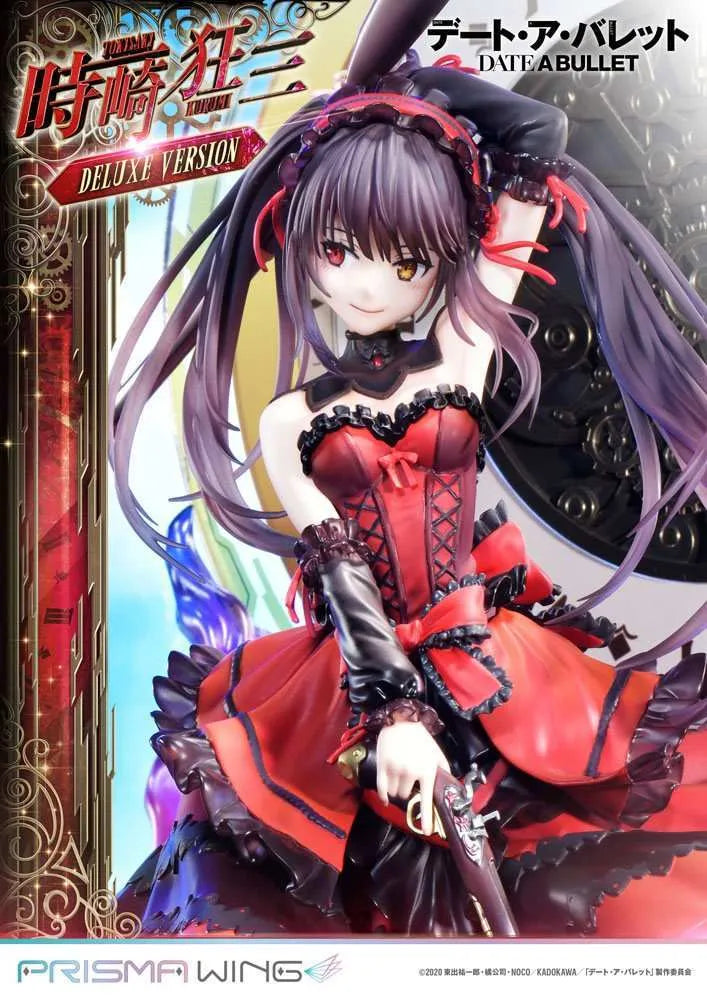 Date A Live Fragment: Date A Bullet Prisma Wing PVC Statue 1/7 Kurumi Tokisaki Deluxe Version 37 cm - Smalltinytoystore
