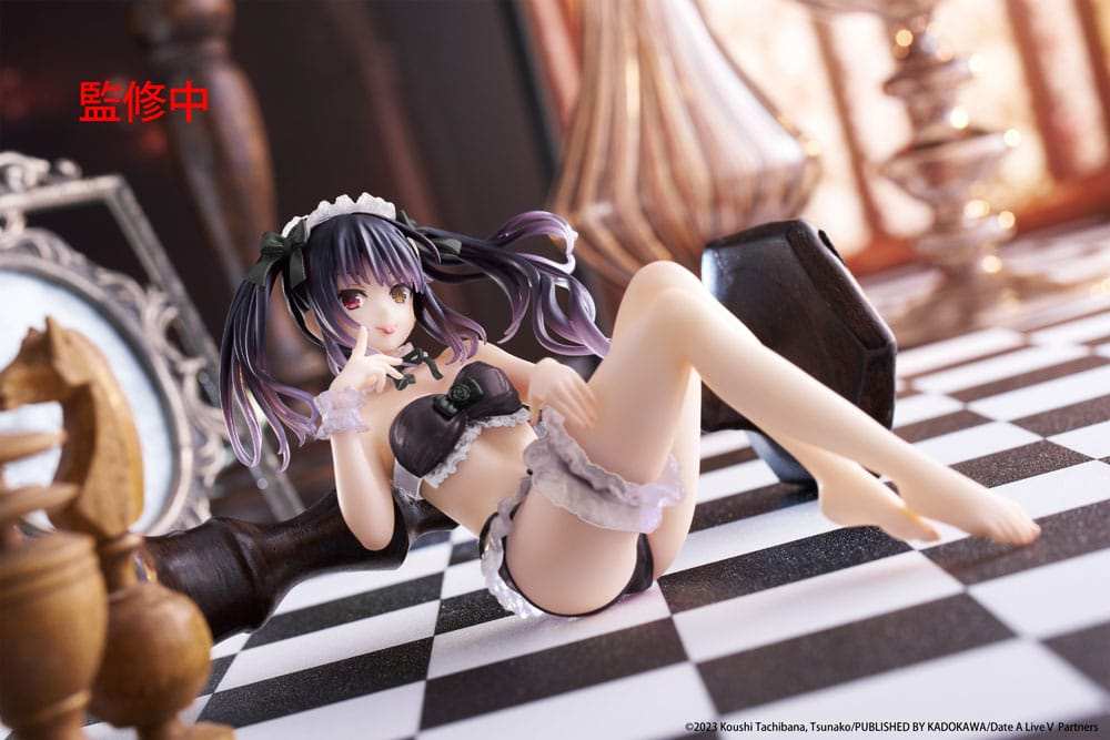 Date A Live IV PVC Statue Aqua Float Girls Figure Kurumi Tokisaki Renewal Edition 10 cm - Smalltinytoystore