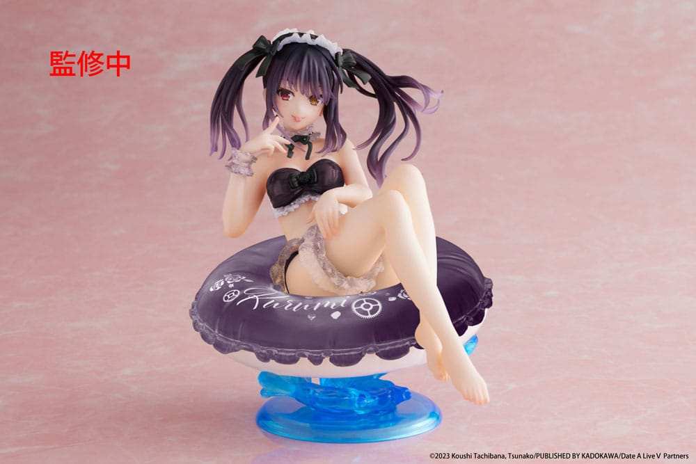 Date A Live IV PVC Statue Aqua Float Girls Figure Kurumi Tokisaki Renewal Edition 10 cm - Smalltinytoystore