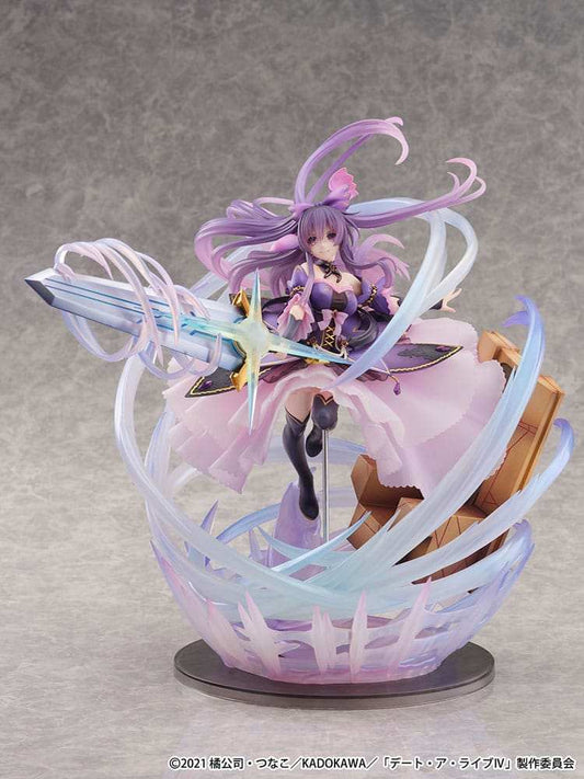 Date A Live IV SHIBUYA SCRAMBLE FIGURE PVC Statue 1/6 Tohka Yatogami Princess Amethyst Dress Ver. 32 cm - Smalltinytoystore