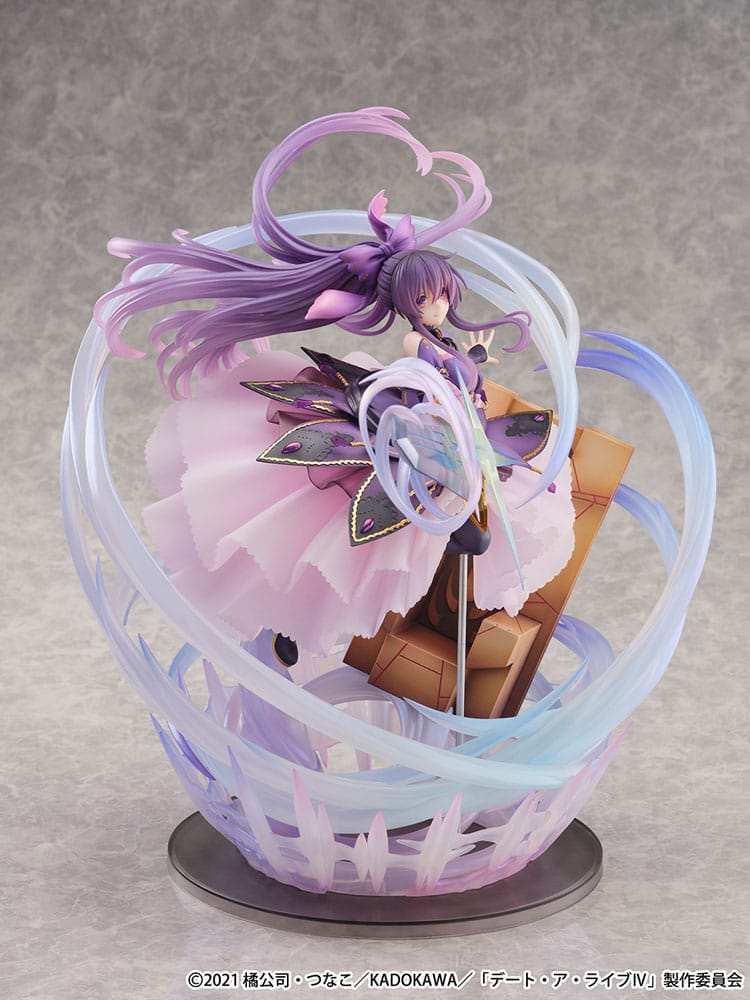 Date A Live IV SHIBUYA SCRAMBLE FIGURE PVC Statue 1/6 Tohka Yatogami Princess Amethyst Dress Ver. 32 cm - Smalltinytoystore