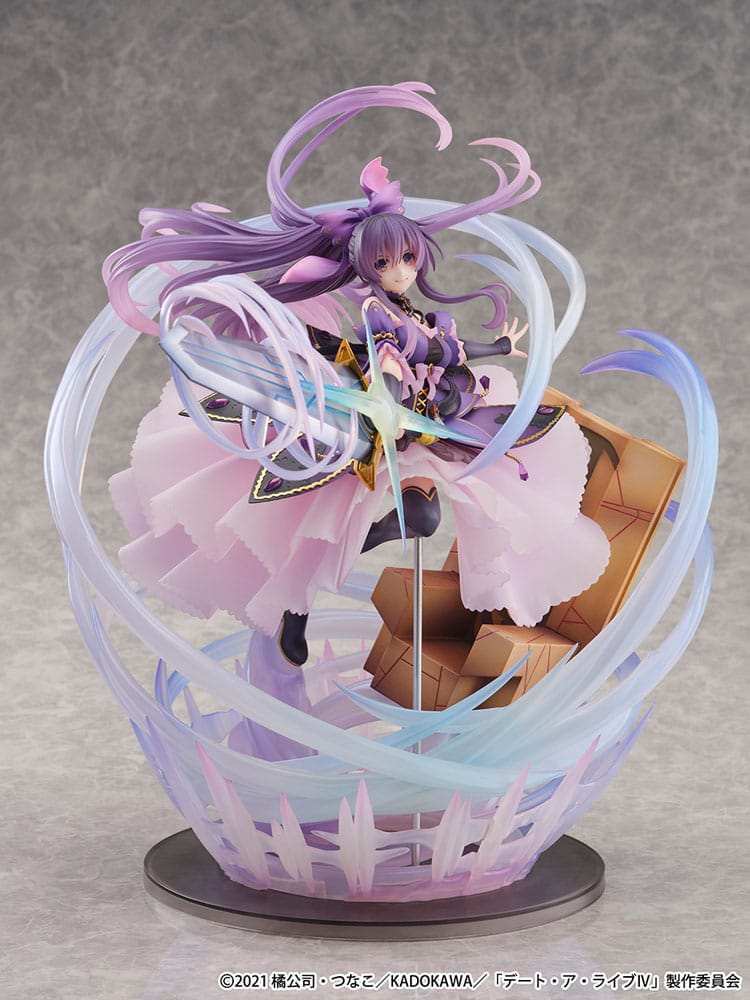 Date A Live IV SHIBUYA SCRAMBLE FIGURE PVC Statue 1/6 Tohka Yatogami Princess Amethyst Dress Ver. 32 cm - Smalltinytoystore