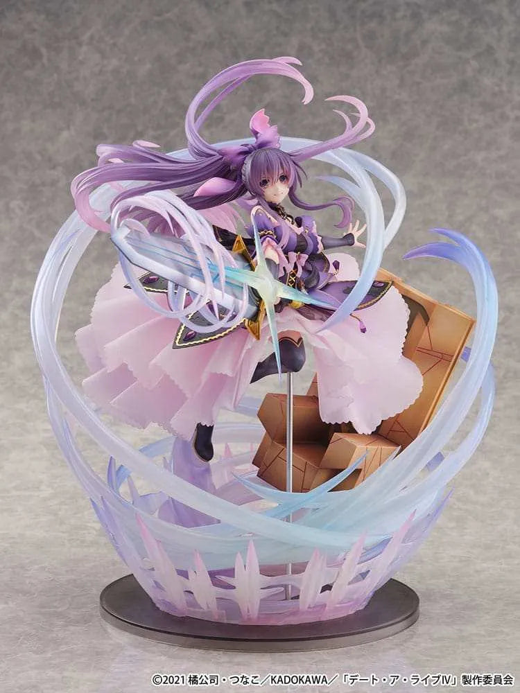 Date A Live IV SHIBUYA SCRAMBLE FIGURE PVC Statue 1/6 Tohka Yatogami Princess Amethyst Dress Ver. 32 cm - Smalltinytoystore