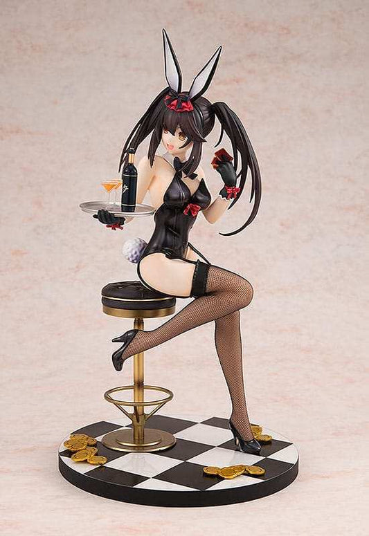 Date A Live Statue 1/7 Kurumi Tokisaki: Black Bunny Ver. 26 cm - Smalltinytoystore