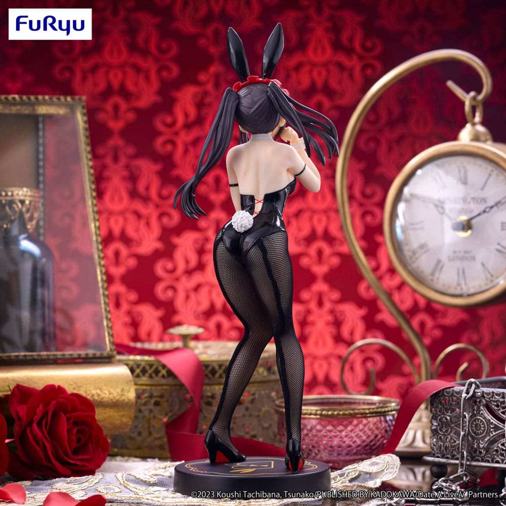 Date A Live V BiCute Bunnies PVC Statue Kurumi Tokisaki Black Color Ver. 29 cm - Smalltinytoystore