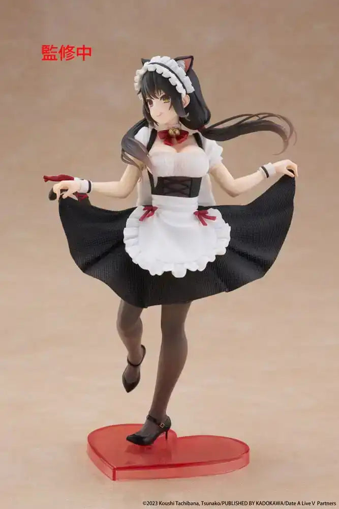 Date A Live V Coreful PVC Statue Kurumi Tokisaki Cat Ear Maid Ver. 18 cm - Smalltinytoystore