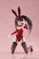 Date A Live V PVC Statue Desktop Cute Figure Kurumi Tokisaki Bunny Ver. 13 cm - Smalltinytoystore