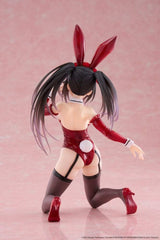 Date A Live V PVC Statue Desktop Cute Figure Kurumi Tokisaki Bunny Ver. 13 cm - Smalltinytoystore