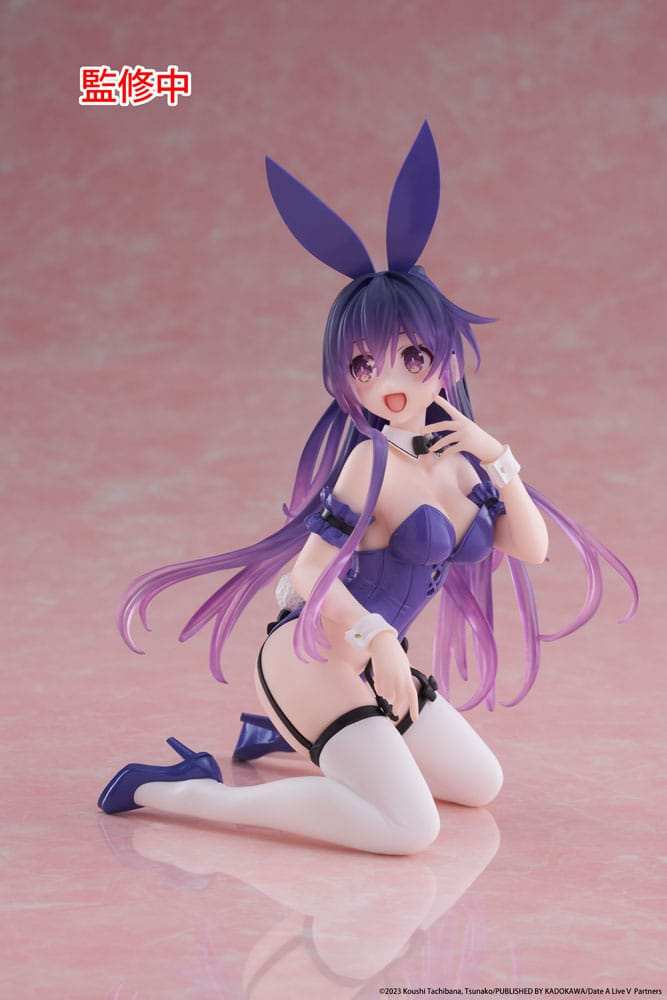 Date A Live V PVC Statue Desktop Cute Figure Tohka Yatogami Bunny Ver. 13 cm - Smalltinytoystore