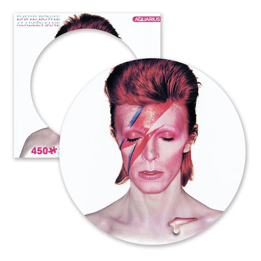 David Bowie: Aladdin Sane 450 Piece Picture Disc Jigsaw Puzzle - Smalltinytoystore