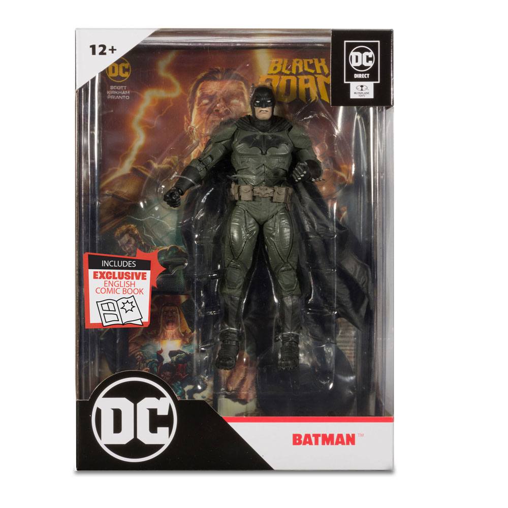 DC Black Adam Page Punchers Actionfigur & Comic Batman 18 cm - Smalltinytoystore