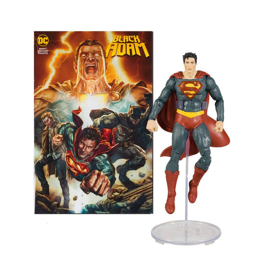 DC Black Adam Page Punchers Actionfigur & Comic Superman 18 cm - Smalltinytoystore