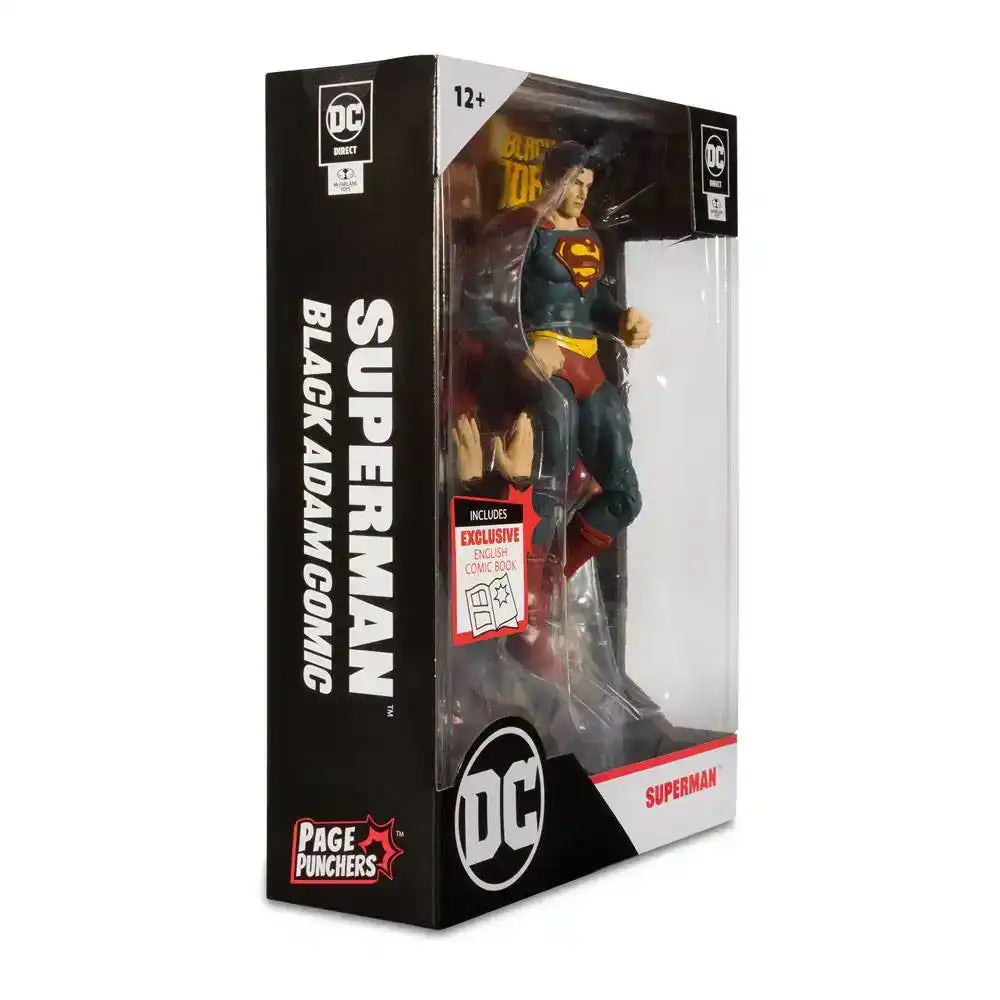 DC Black Adam Page Punchers Actionfigur & Comic Superman 18 cm - Smalltinytoystore