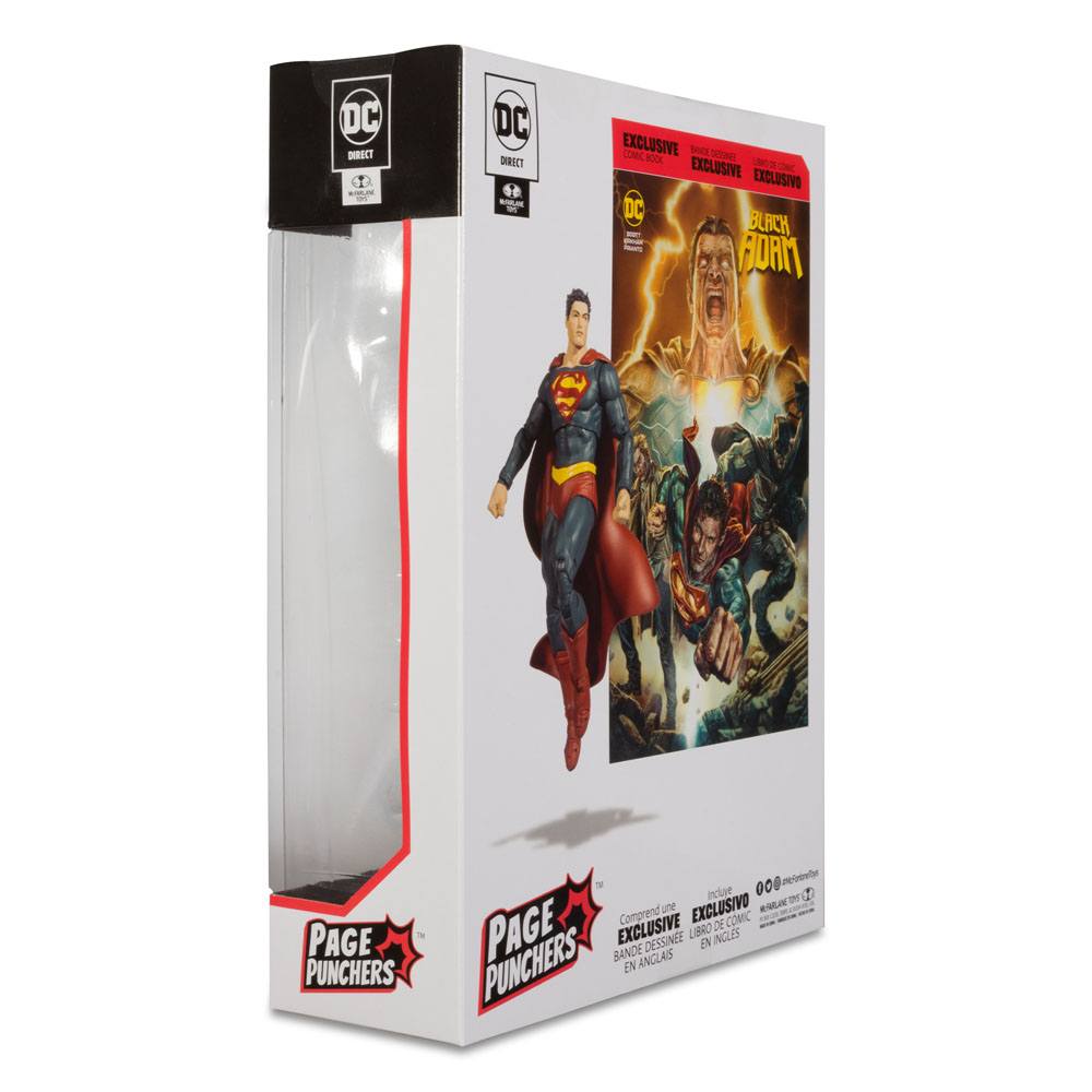 DC Black Adam Page Punchers Actionfigur & Comic Superman 18 cm - Smalltinytoystore