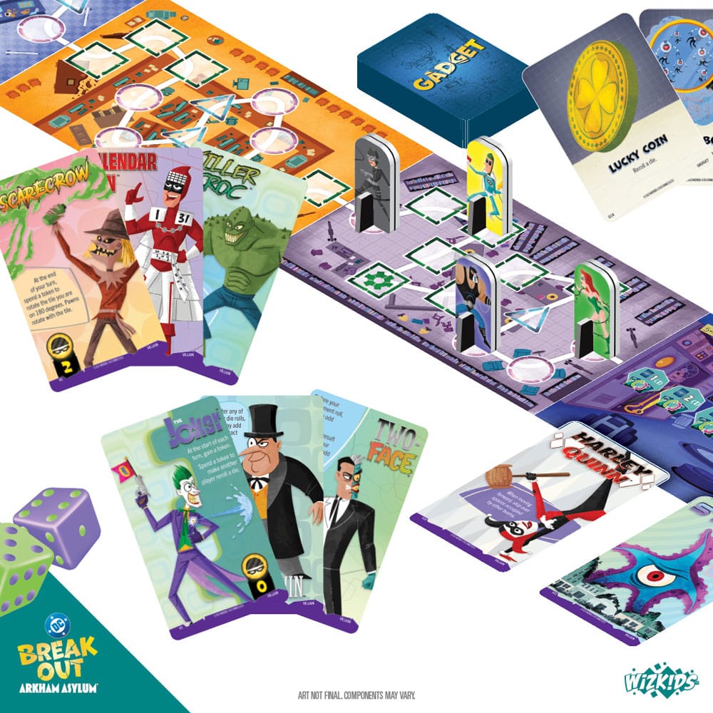 DC Breakout: Arkham Asylum Kartenspiel *Englische Version* - Smalltinytoystore