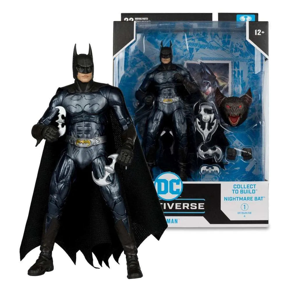 DC Build A Megafig Batman Forever Robin The Riddler Two Face (Gold Label) 4Pack + 1 - Smalltinytoystore