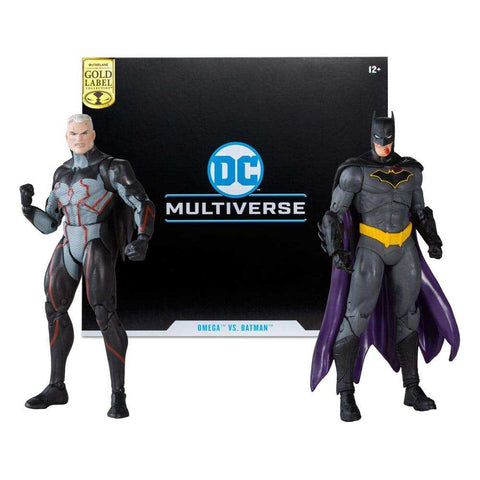 DC Collector 2er-Pack Omega (Unmasked) & Batman (Bloody)(Gold Label) 18 cm - Smalltinytoystore