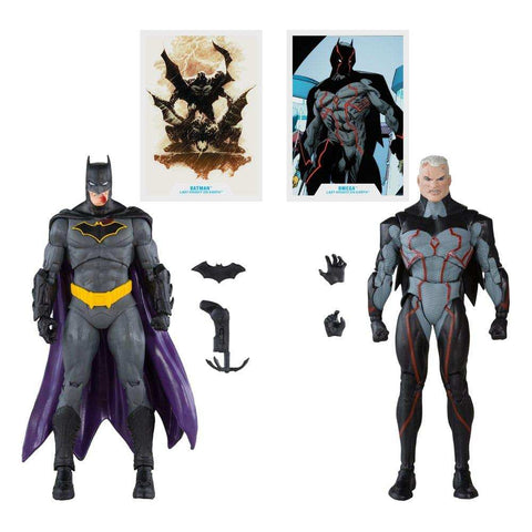 DC Collector 2er-Pack Omega (Unmasked) & Batman (Bloody)(Gold Label) 18 cm - Smalltinytoystore