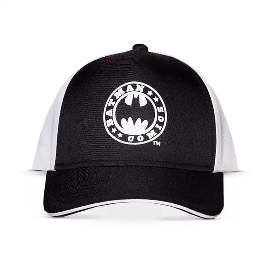 DC Comics Baseball Cap Batman Logo Black & White - Smalltinytoystore