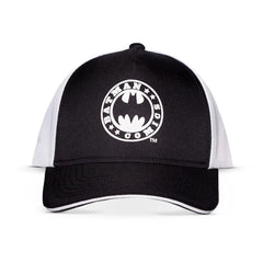 DC Comics Baseball Cap Batman Logo Black & White - Smalltinytoystore