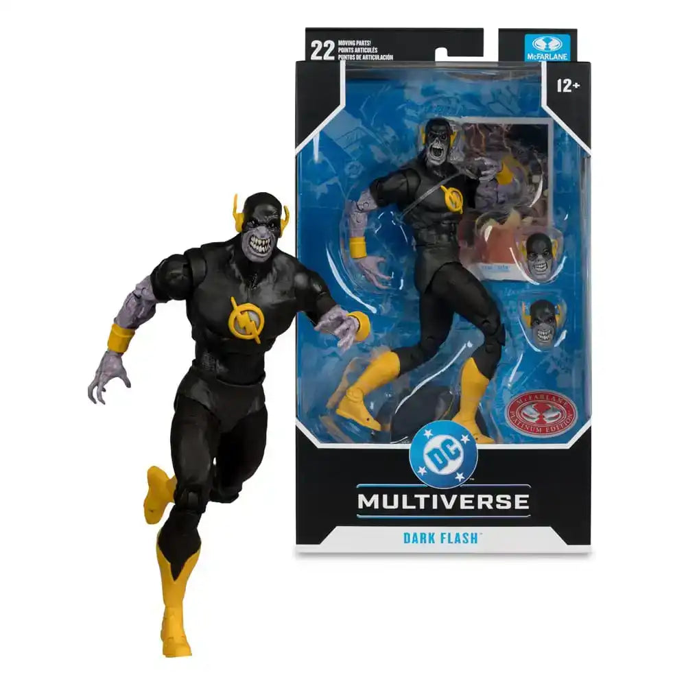 DC Comics DC Multiverse Actionfigur Dark Flash (Dark Mulitverse) (Red Platinum Edition) 18 cm