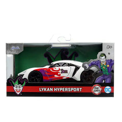 DC Comics Diecast Modell 1/32 Lykan Hypersport Joker - Smalltinytoystore