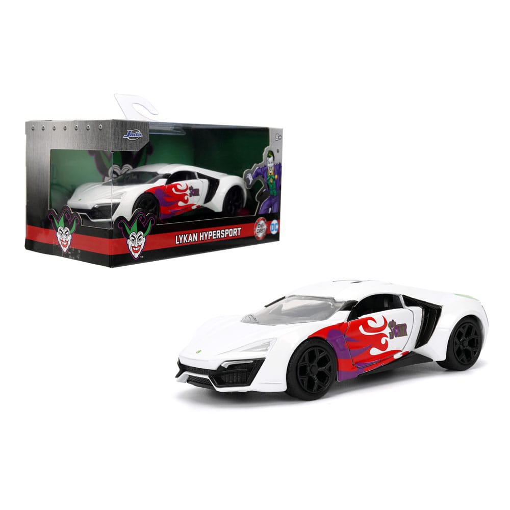 DC Comics Diecast Modell 1/32 Lykan Hypersport Joker - Smalltinytoystore