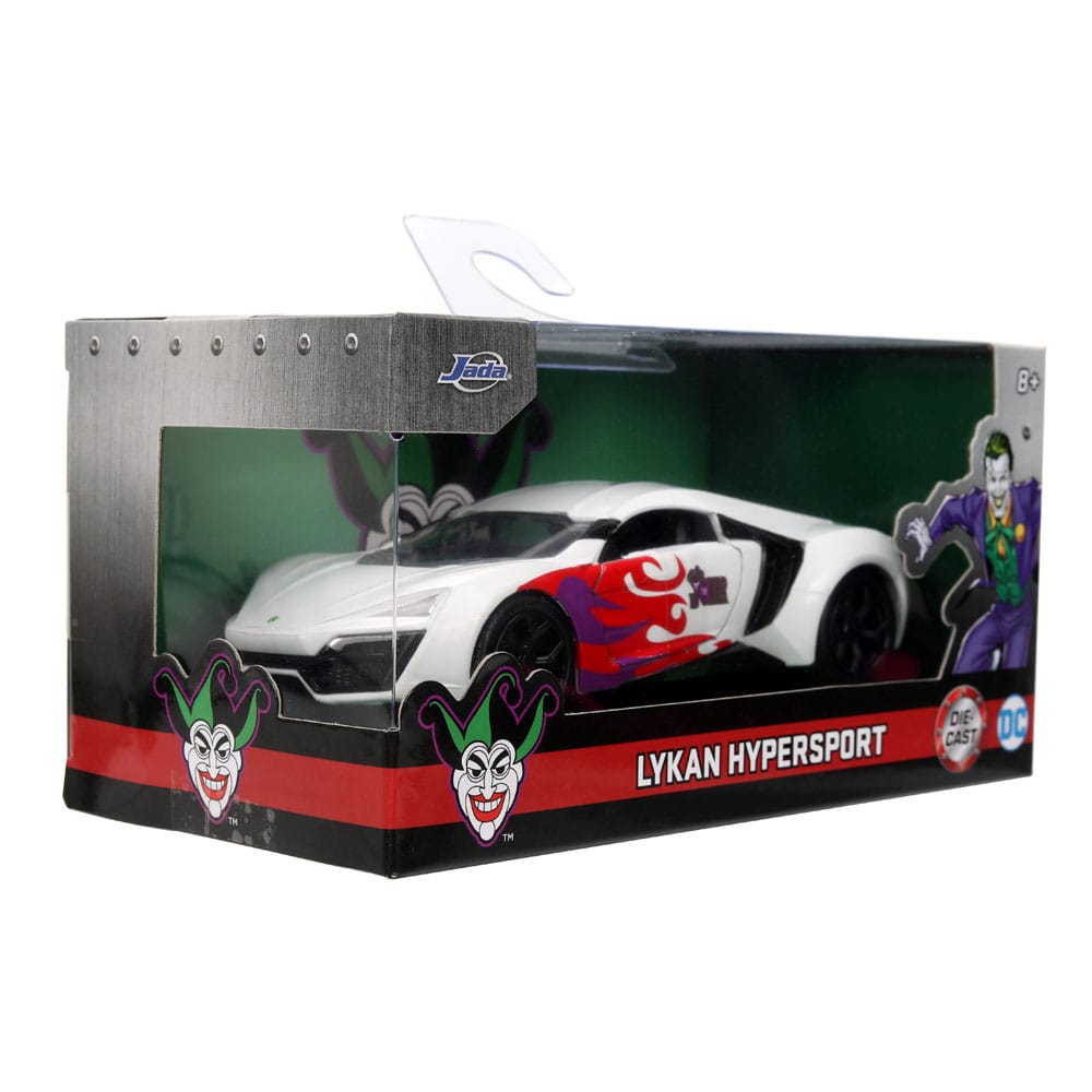 DC Comics Diecast Modell 1/32 Lykan Hypersport Joker - Smalltinytoystore