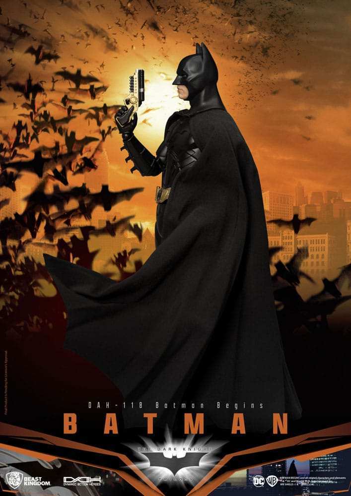 DC Comics Dynamic 8ction Heroes 1/9 Batman (Batman Begins) 21 cm - Smalltinytoystore