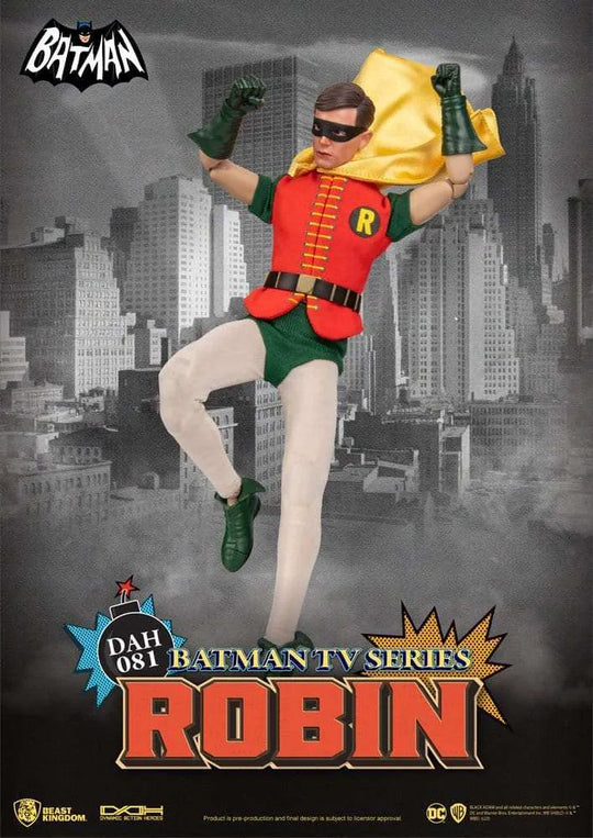 DC Comics Dynamic 8ction Heroes 1/9 Robin 66 TV Series Batman 24 cm - Smalltinytoystore