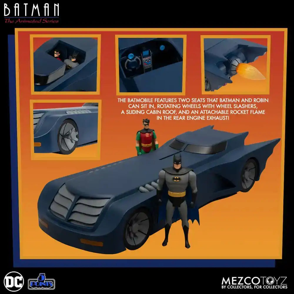 DC Comics Fahrzeug Batman: The Animated - The Batmobile - Smalltinytoystore