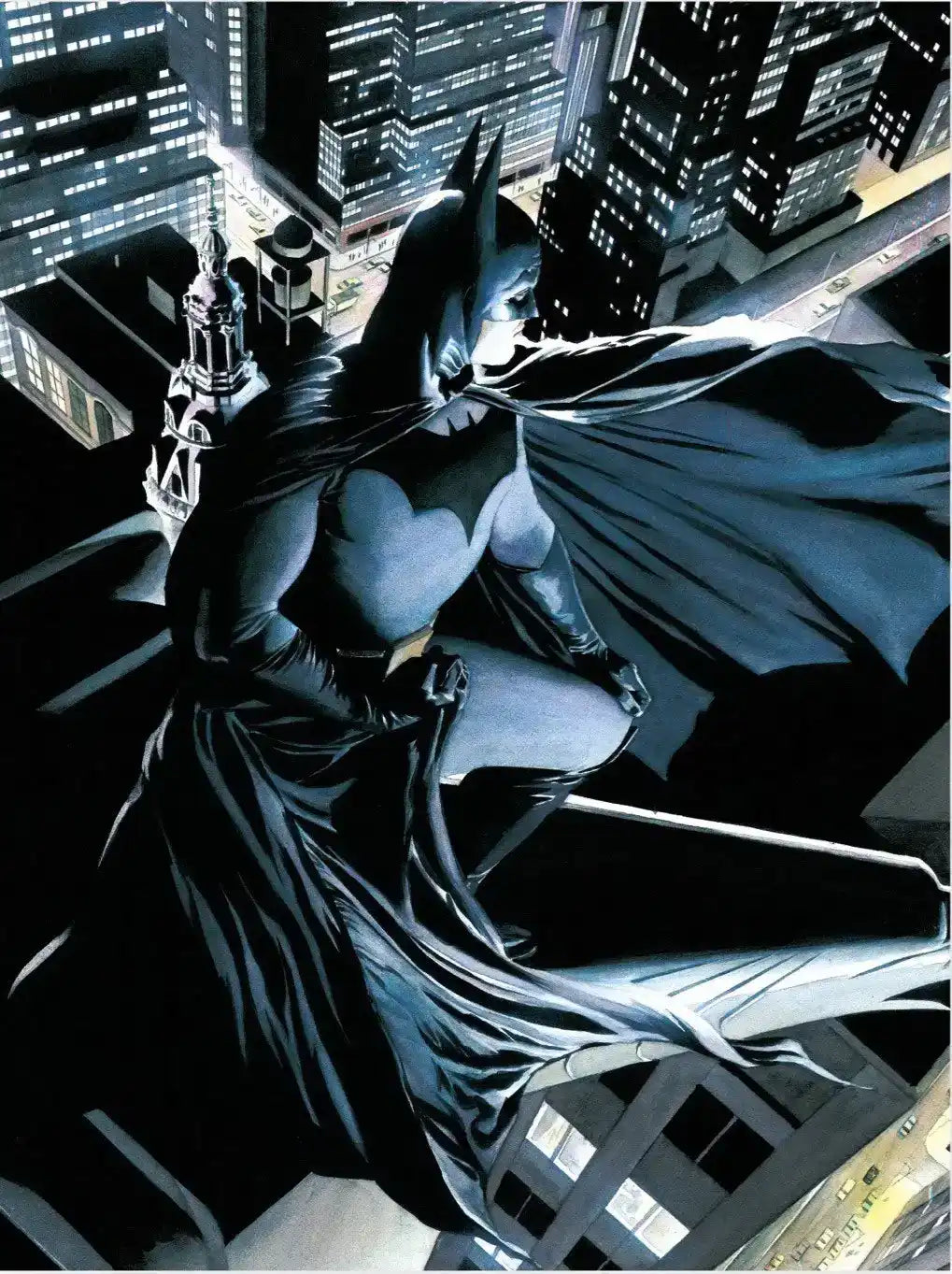 DC Comics Glasposter Batman Watcher 30 x 40 cm