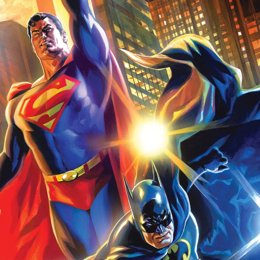 DC Comics Kunstdruck Batman & Superman: World's Finest 61 x 46 cm - ungerahmt - Smalltinytoystore