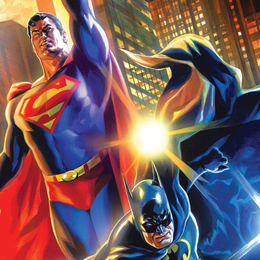 DC Comics Kunstdruck Batman & Superman: World's Finest 61 x 46 cm - ungerahmt - Smalltinytoystore