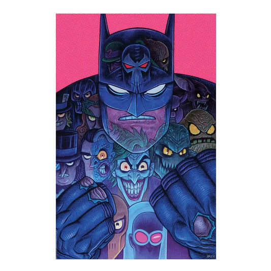 DC Comics Kunstdruck Batman & The Rogues Gallery 41 x 61 cm - ungerahmt - Smalltinytoystore