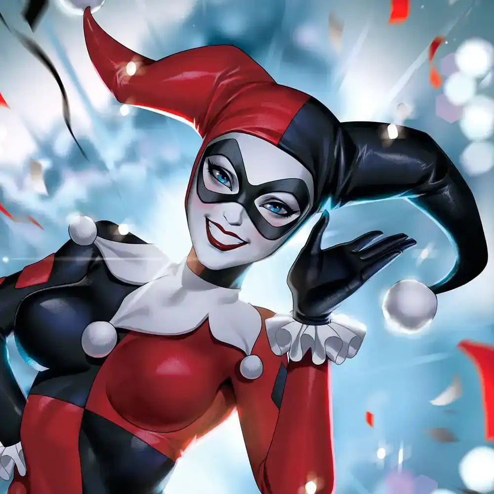 DC Comics Kunstdruck Harley Quinn 41 x 61 cm - ungerahmt - Smalltinytoystore