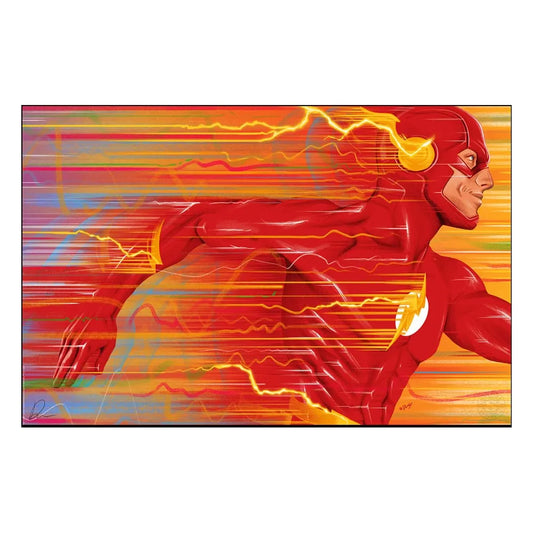 DC Comics Kunstdruck The Flash 61 x 41 cm - ungerahmt - Smalltinytoystore