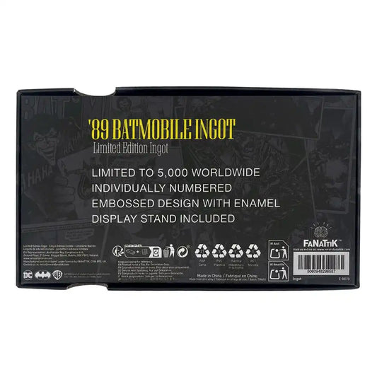 DC Comics Metallbarren Batman Batmobile XL Limited Edition - Smalltinytoystore