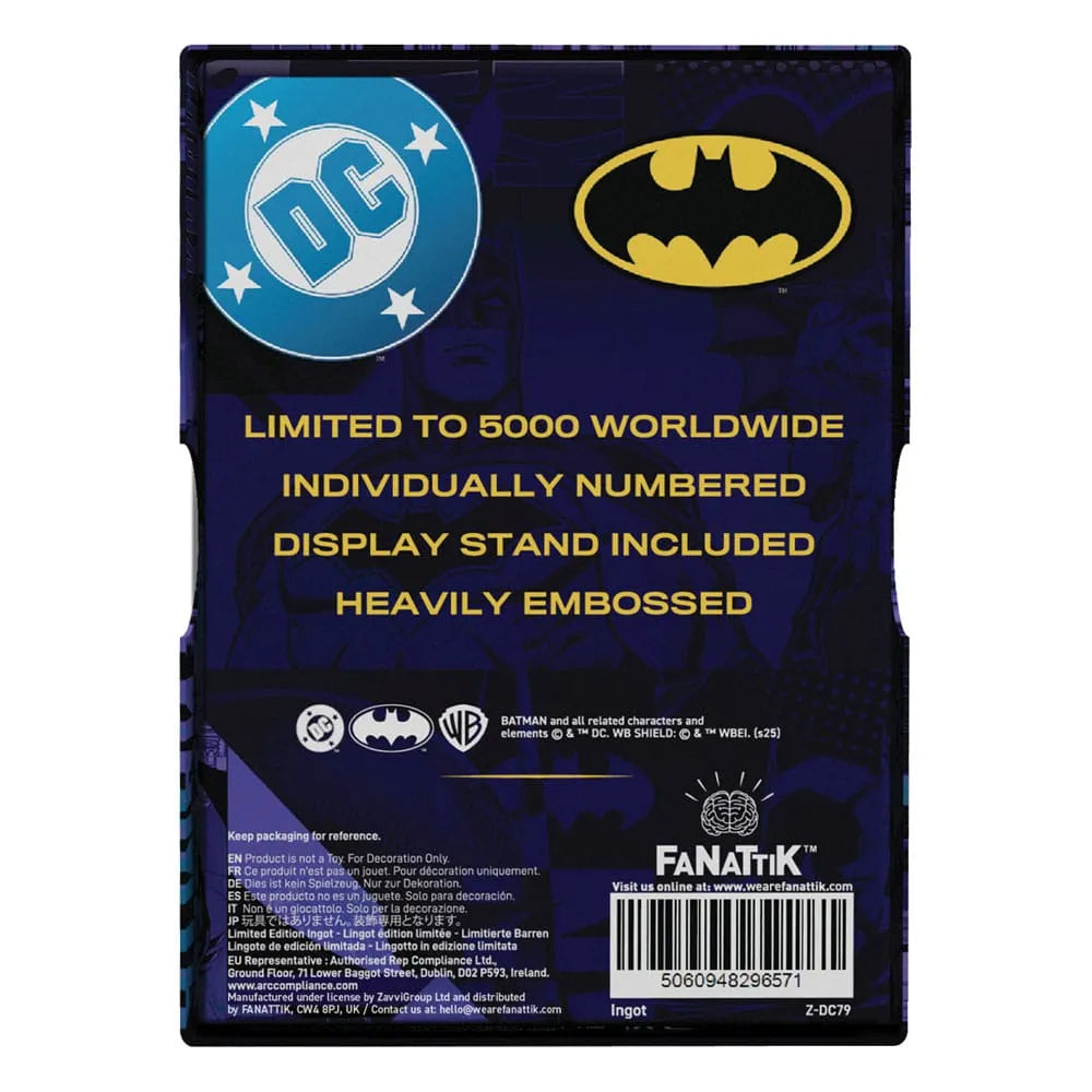 DC Comics Metallbarren Batman Detective Comics #9 Limited Edition - Smalltinytoystore