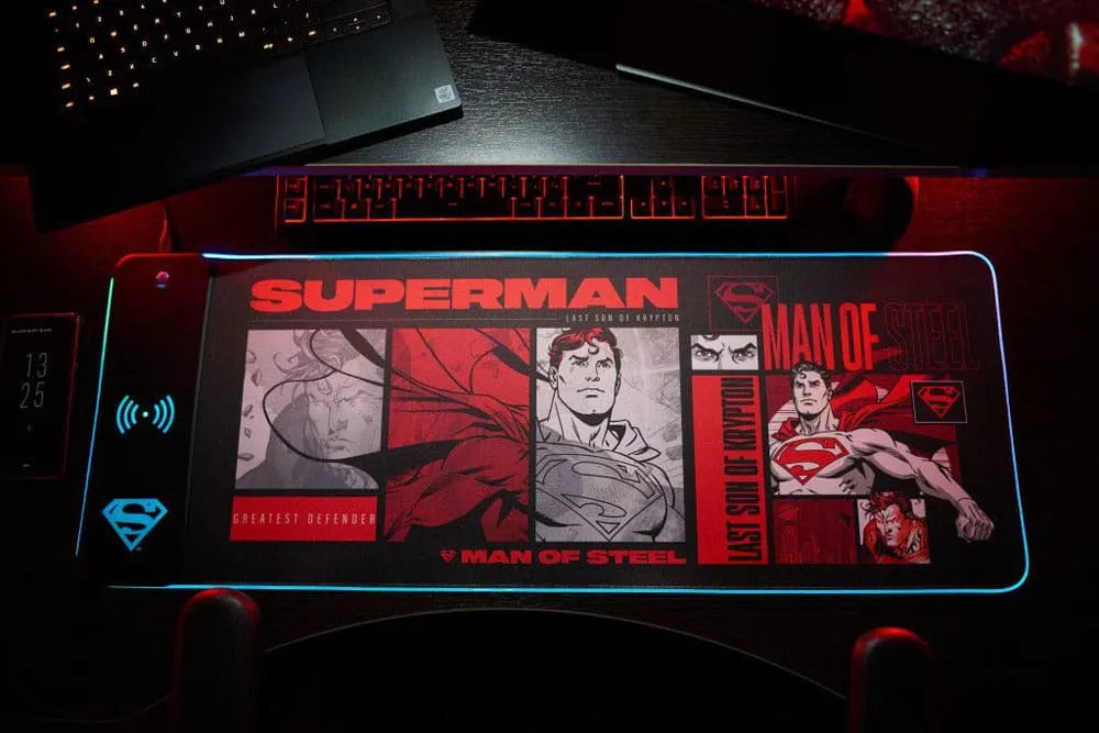 DC Comics Mousepad mit Ladefunktion Superman - Smalltinytoystore
