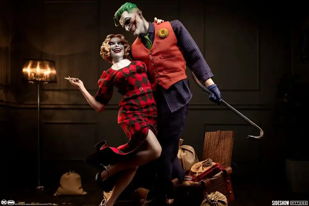 DC Comics Mythos Statue 1/5 The Joker and Harley Quinn: Lawless Love 41 cm - Smalltinytoystore