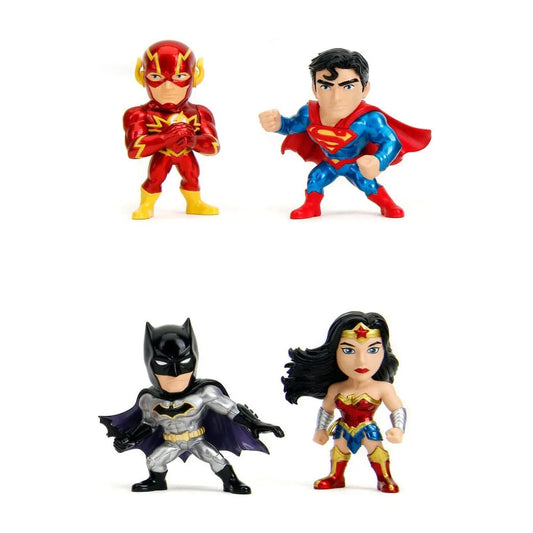 DC Comics Nano Metalfigs Diecast Minifiguren 4-er Pack Wave 1 4 cm - Smalltinytoystore