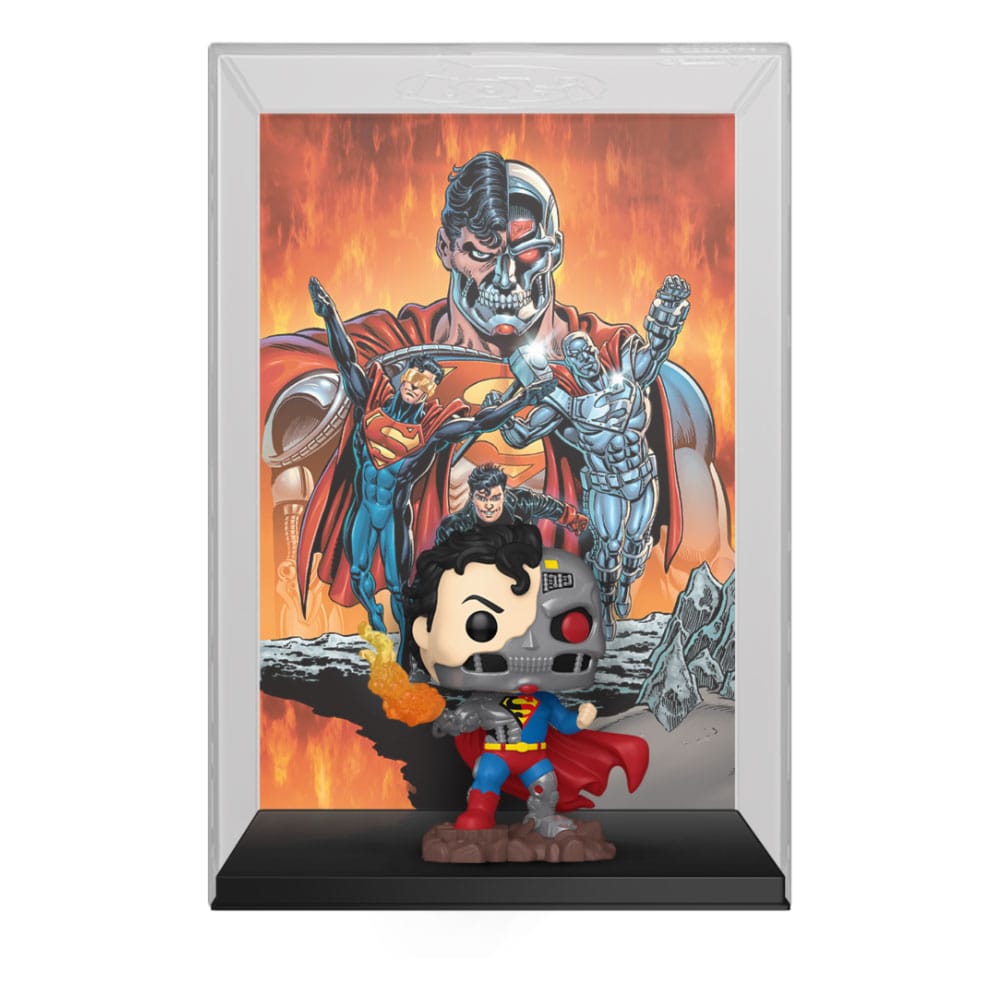 DC Comics POP! Comic Cover Vinyl Figur Cyborg Superman 9 cm - Smalltinytoystore