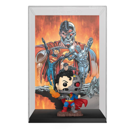 DC Comics POP! Comic Cover Vinyl Figur Cyborg Superman 9 cm - Smalltinytoystore